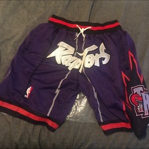 raptors retro shorts